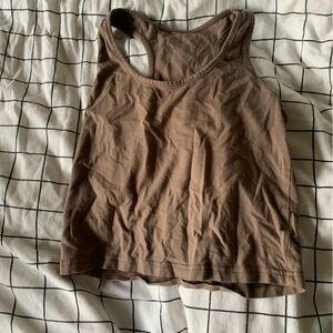 brown razorback tank!!